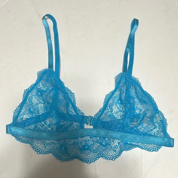 Free People Bright Eyes Bralette Tropical Blue - Picture 2 of 6